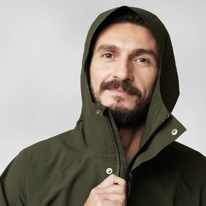 Fjallraven Vardag Hydratic Anorak Mens in Deep Forest Laurel Green-7